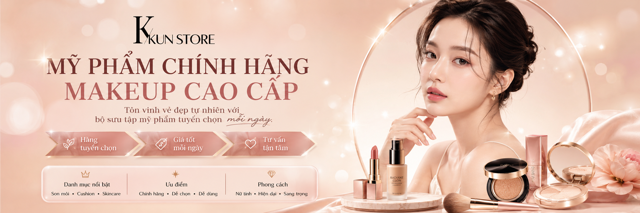 Kun Store - Mỹ phẩm chính hãng, makeup cao cấp