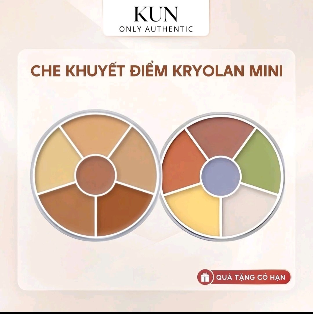 Bảng che khuyết điểm Kryolan Mini