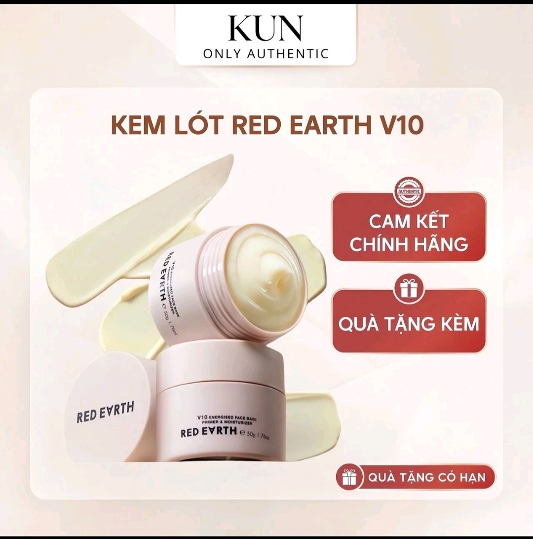 Kem lót Red Earth V10