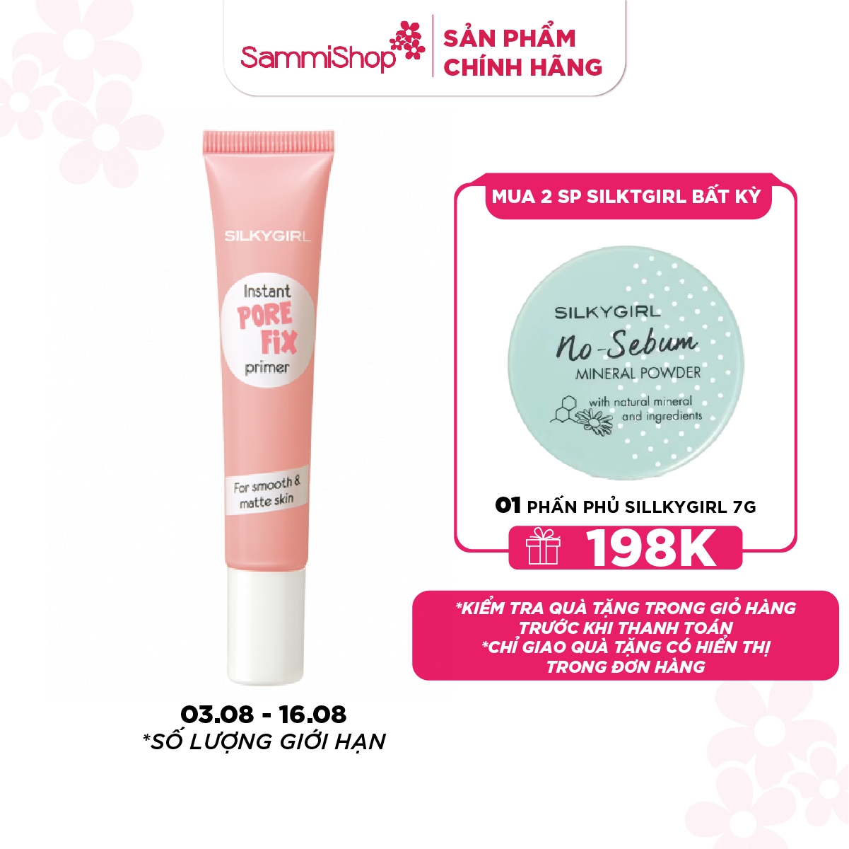 SilkyGirl Instant Pore Fix Primer