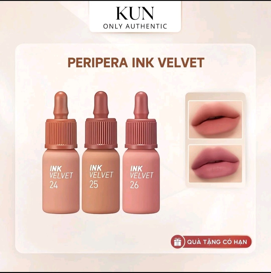 Son kem lì Peripera Ink Velvet